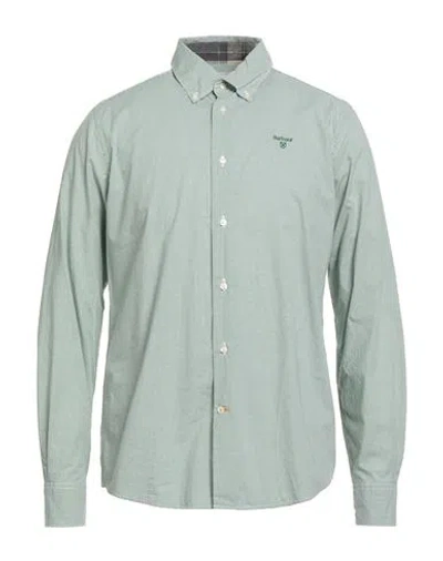 Barbour Man Shirt Green Size S Cotton