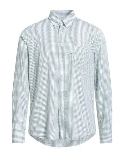 Barbour Man Shirt Green Size Xl Cotton
