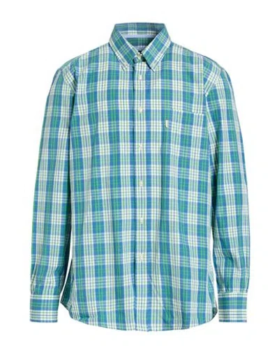 Barbour Man Shirt Green Size Xl Cotton