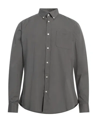 Barbour Man Shirt Grey Size M Cotton