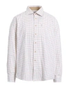 Barbour Man Shirt Ivory Size Xl Cotton In White