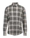 Barbour Man Shirt Khaki Size L Cotton In Beige