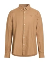 Barbour Man Shirt Khaki Size Xl Cotton In Brown