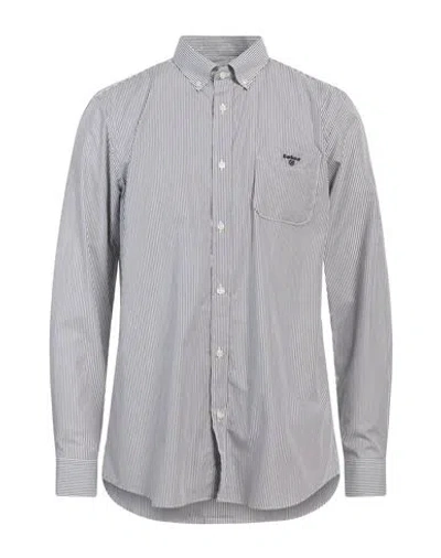 Barbour Man Shirt Lead Size 3xl Cotton In Grey