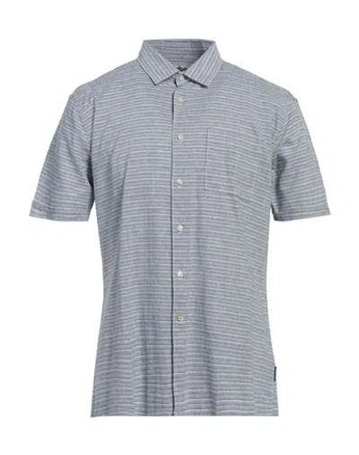 Barbour Man Shirt Light Blue Size L Linen, Cotton