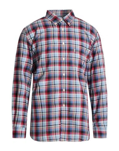 Barbour Man Shirt Light Blue Size M Cotton