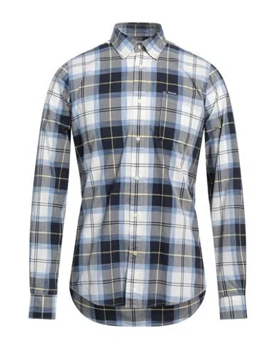 Barbour Man Shirt Light Blue Size S Cotton