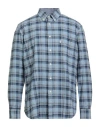 Barbour Man Shirt Light Blue Size Xl Cotton In Blue