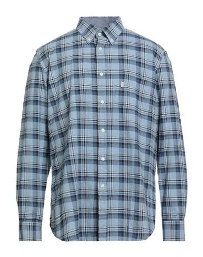 BARBOUR BARBOUR MAN SHIRT LIGHT BLUE SIZE XL COTTON