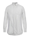 Barbour Man Shirt Light Grey Size Xxl Cotton