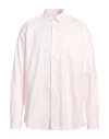 Barbour Man Shirt Light Pink Size L Cotton