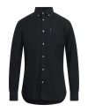 Barbour Man Shirt Midnight Blue Size S Cotton