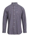 Barbour Man Shirt Midnight Blue Size Xs Cotton In Blue