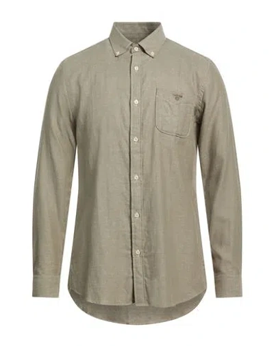 Barbour Man Shirt Military Green Size S Cotton