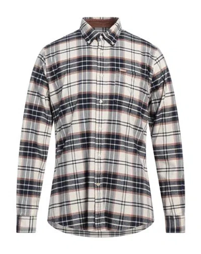Barbour Man Shirt Navy Size 3xl Cotton In Blue