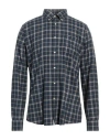 Barbour Man Shirt Navy Size M Cotton, Lyocell In Navy Blue