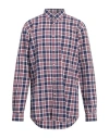 Barbour Man Shirt Ivory Size Xl Polyester In Navy