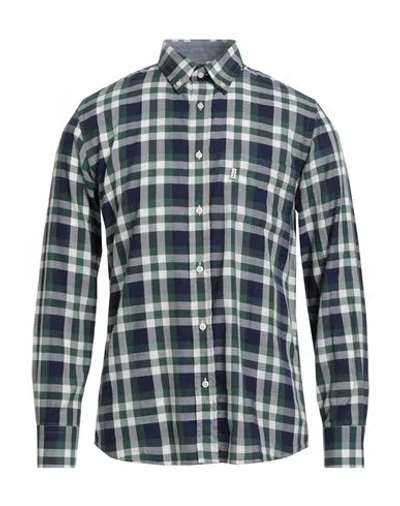 Barbour Man Shirt Navy Size S Cotton In Blue