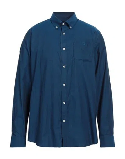 Barbour Man Shirt Navy Size Xxl Cotton