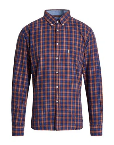 Barbour Man Shirt Navy Size Xl Cotton In Blue