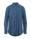 Barbour Man Shirt Pastel Blue Size L Cotton In Blue