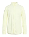 Barbour Man Shirt Pastel Yellow Size M Cotton In Yellow