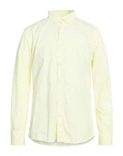 Barbour Man Shirt Pastel Yellow Size M Cotton