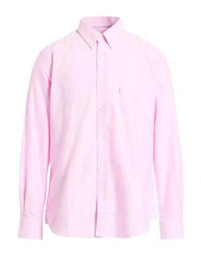 Barbour Man Shirt Pink Size M Cotton