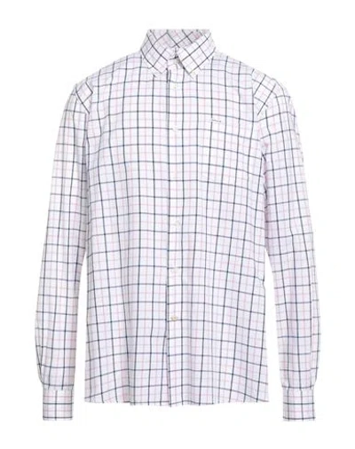 Barbour Man Shirt Pink Size Xl Cotton