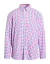 Barbour Man Shirt Pink Size Xl Cotton In Pink