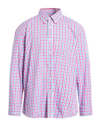 Barbour Man Shirt Pink Size Xl Cotton