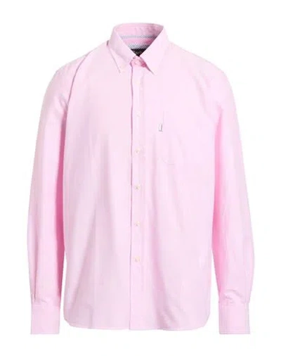 Barbour Man Shirt Pink Size Xl Cotton