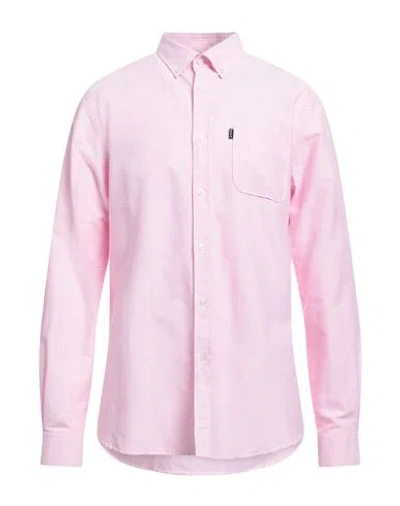 Barbour Man Shirt Pink Size M Cotton