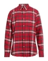 Barbour Man Shirt Red Size 3xl Cotton In Red