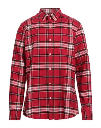 Barbour Man Shirt Red Size 3xl Cotton