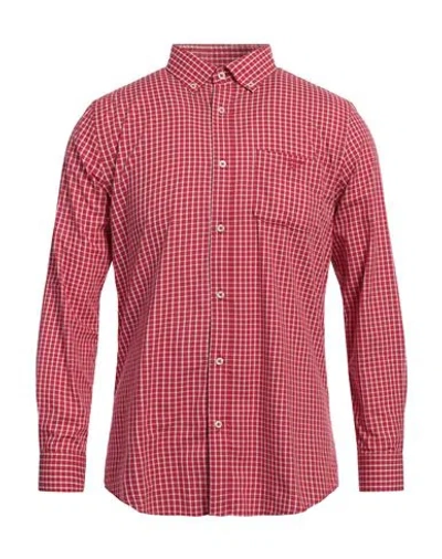 Barbour Man Shirt Red Size S Cotton, Polyester