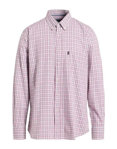 Barbour Man Shirt Red Size L Cotton