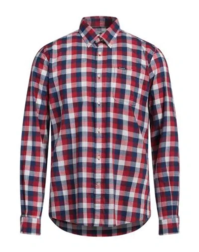 Barbour Man Shirt Red Size M Cotton