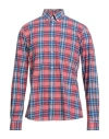 Barbour Man Shirt Red Size M Cotton In Red