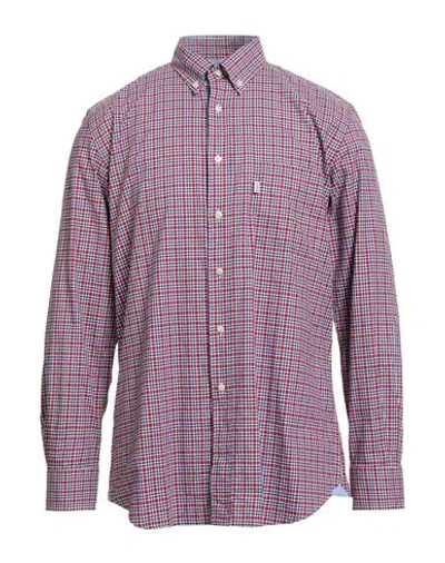 Barbour Man Shirt Red Size S Cotton