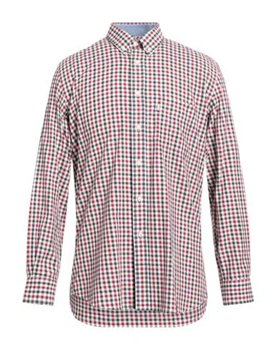 Barbour Man Shirt Red Size S Cotton In Purple