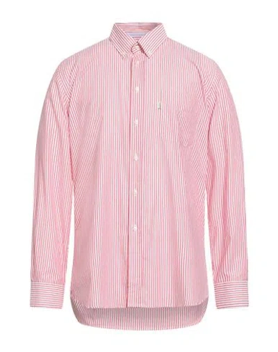 Barbour Man Shirt Red Size S Cotton