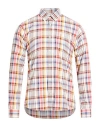 Barbour Man Shirt Rust Size S Cotton In Multi