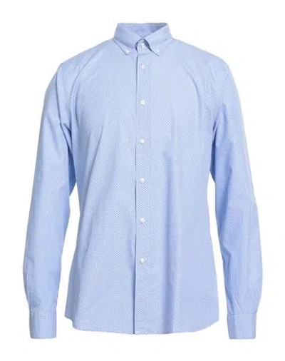 Barbour Man Shirt Sky Blue Size L Cotton