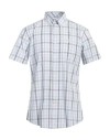 Barbour Man Shirt Sky Blue Size M Cotton