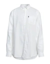 Barbour Man Shirt White Size L Cotton