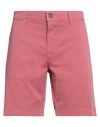 Barbour Overdyed Mens Twill Shorts In Pink