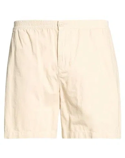 Barbour Man Shorts & Bermuda Shorts Beige Size Xxl Cotton, Linen In Gray