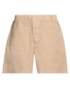 Barbour Man Shorts & Bermuda Shorts Khaki Size S Cotton In Beige