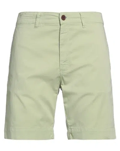 Barbour Man Shorts & Bermuda Shorts Light Green Size 36 Cotton, Elastane